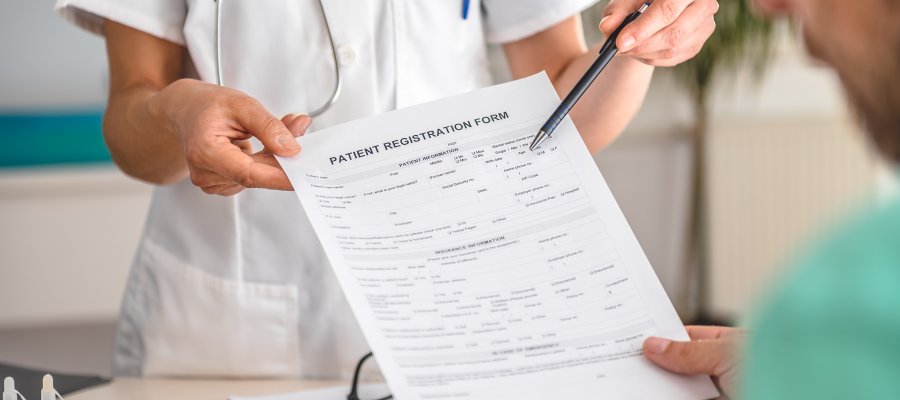 New Patients Paperwork at Success Health System LLC in Creve Coeur MO, Independence MO, and Columbia MO.